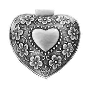 [Heart&Flower] Ring Box Alloys Jewelry Box Ring Display Box; 2.3 by 2.3''