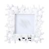Mediterranean Style 3x4 Resin Coral Picture Frame Ocean Photo Frame Baby Nursery Decor Photo Frame,White