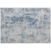 HOMCOM Area Rug 4x6, Machine Washable Rug, Non-Slip Modern Abstract Floor Carpet for Living Room, Bedroom, Dining Room, Blue