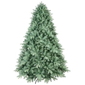 6FT Blue Spruce Artificial Christmas Tree - 1878 PE&PVC Tips - Metal Stand and Hinged Branches for Home, Party Decoration