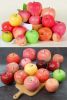 2 Pcs Artificial Fruit Apples Fake Fruits Simulation Lifelike Apple [D]