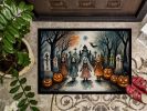 Creepy Dolls Spooky Halloween Doormat Front Door Mat Indoor Outdoor Rugs for Entryway, Non Slip Washable Low Pile, 24H X 36W
